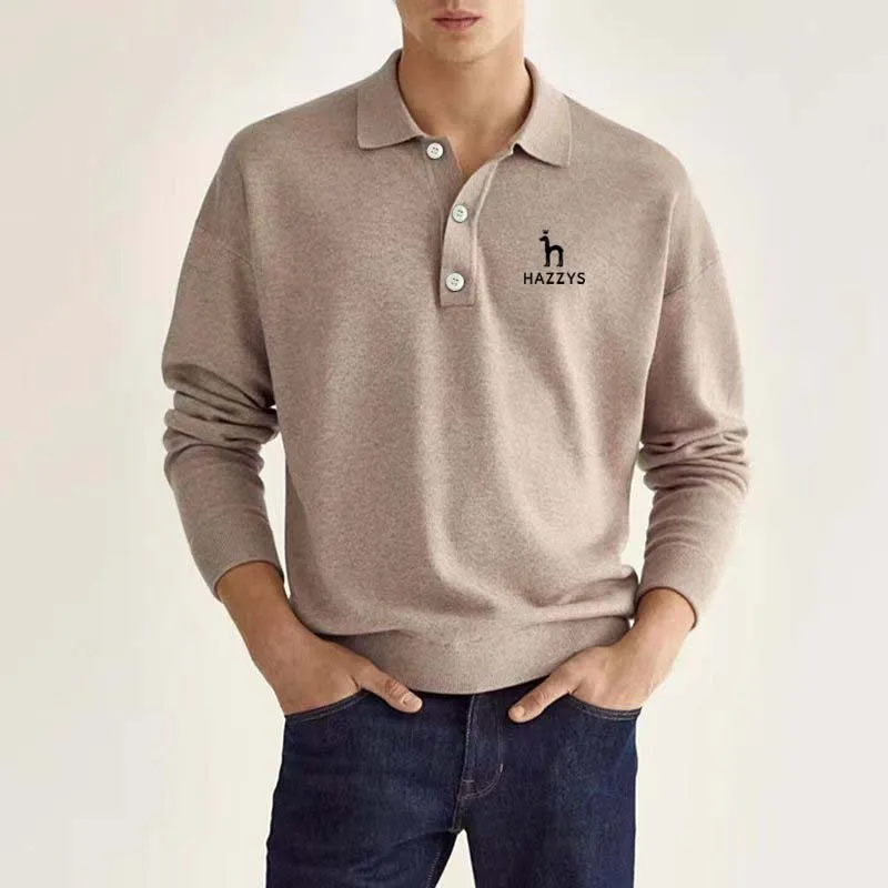 Men's Golf Clothing HAZZYS Spring Autumn Shirt Solid Color Long Sleeve Casual Polo Business Sports 2023
Men's Golf Clothing HAZZYS Spring Autumn Shirt Solid Color Long Sleeve Casual Polo Business Sports 2023