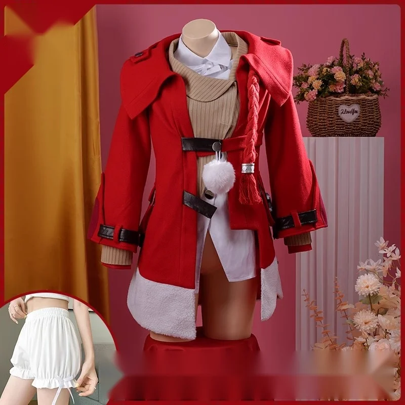 Anime Game Honkai Star Rail Clara Cosplay Costumes Women Coat Sweater Shirt Hat Collars Accessories Suit Halloween Adult Set 
Anime Game Honkai Star Rail Clara Cosplay Costumes Women Coat Sweater Shirt Hat Collars Accessories Suit Halloween Adult Set