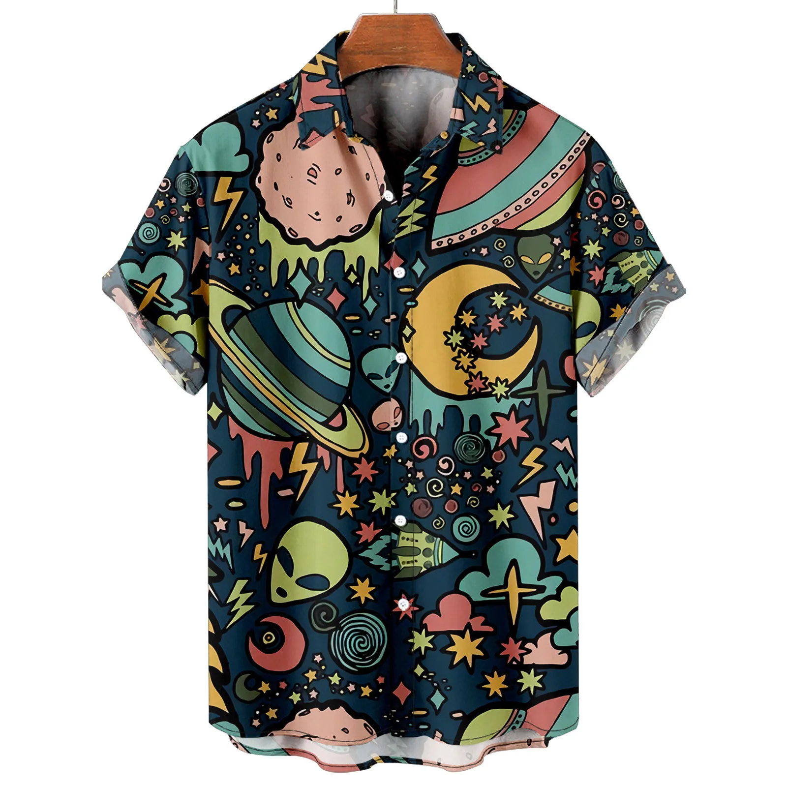 2023 Men's Shirts Fashion Casual Short Sleeve Lapel Stars 3d Print Harajuku Cartoon Tops Hawaiian Men's Oversized Vintage Shirts
2023 Men's Shirts Fashion Casual Short Sleeve Lapel Stars 3d Print Harajuku Cartoon Tops Hawaiian Men's Oversized Vintage Shirts