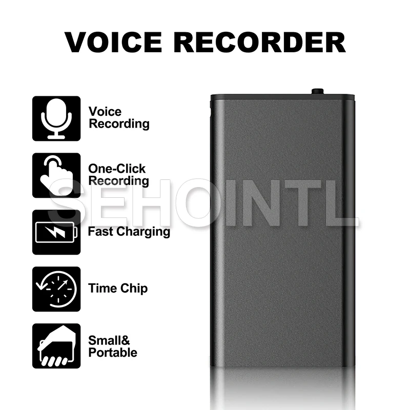 SEHOINTL Mini Voice Recorder Digital Voice Activated Recorder USB Audio Recording Device Portable MP3 Player for Lecture Meeting
SEHOINTL Mini Voice Recorder Digital Voice Activated Recorder USB Audio Recording Device Portable MP3 Player for Lecture Meeting