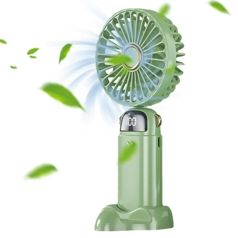 Handheld Mini Fan Rechargeable LED Display Pocket Fan Portable USB Powered Folding Personal Fan 5 Speeds 90 Degree Foldable
Handheld Mini Fan Rechargeable LED Display Pocket Fan Portable USB Powered Folding Personal Fan 5 Speeds 90 Degree Foldable