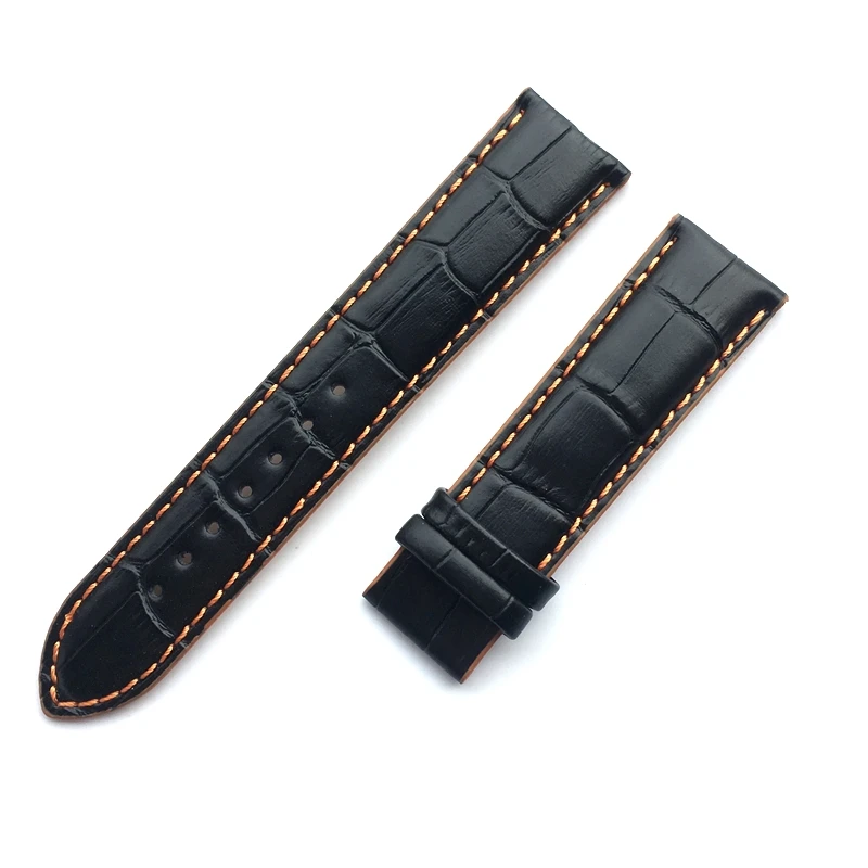 22mm Leather Watch Band for Mido Multifort M005 Series M005930 Strap Men Black With Orange stitches Bracelet
22mm Leather Watch Band for Mido Multifort M005 Series M005930 Strap Men Black With Orange stitches Bracelet