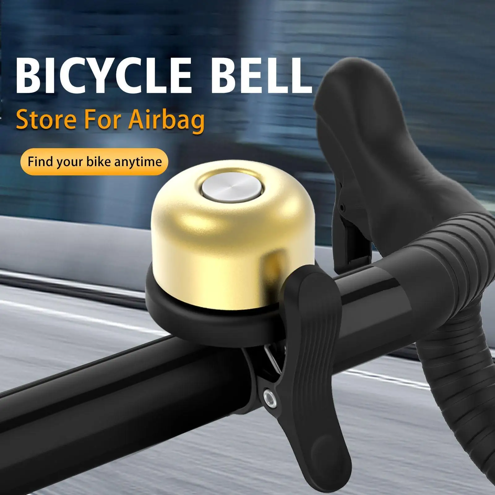 Bicycle Bell For Apple AirTag Bike Mount GPS Tracker Mountain Road Bike Horn Sound Alarm For Safety Cycling Handlebar Ring
Bicycle Bell For Apple AirTag Bike Mount GPS Tracker Mountain Road Bike Horn Sound Alarm For Safety Cycling Handlebar Ring