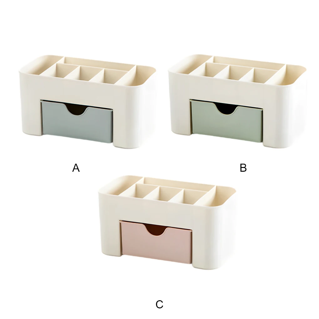 Plastic Makeup Organizer Storage Box with Drawer Cotton Swab Stick Case Desktop Cosmetics Brush Holder for Home Dorm
Plastic Makeup Organizer Storage Box with Drawer Cotton Swab Stick Case Desktop Cosmetics Brush Holder for Home Dorm