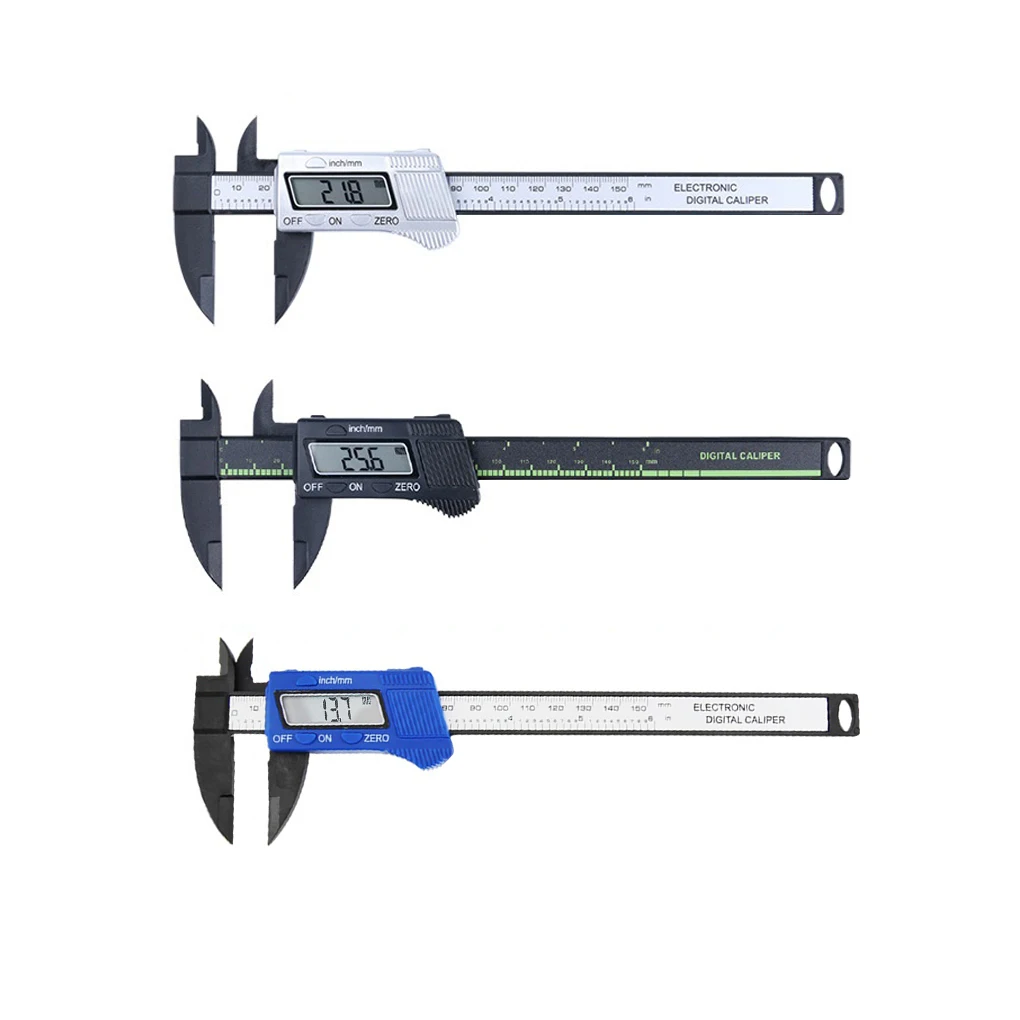 Plastic Gauge Micrometer Precision Ruler LCD Digital Display Vernier Caliper Household Measuring Handicraft Instrument
Plastic Gauge Micrometer Precision Ruler LCD Digital Display Vernier Caliper Household Measuring Handicraft Instrument
