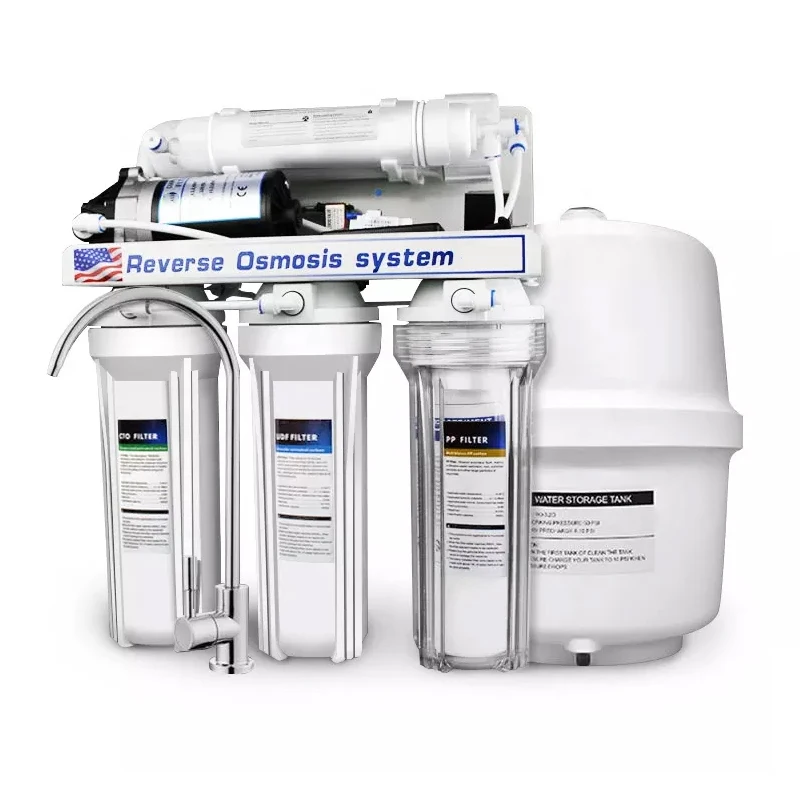 New RO water filtration system Durable replaceable filter element Filtration of impurities Level 5 household water purifier 
New RO water filtration system Durable replaceable filter element Filtration of impurities Level 5 household water purifier