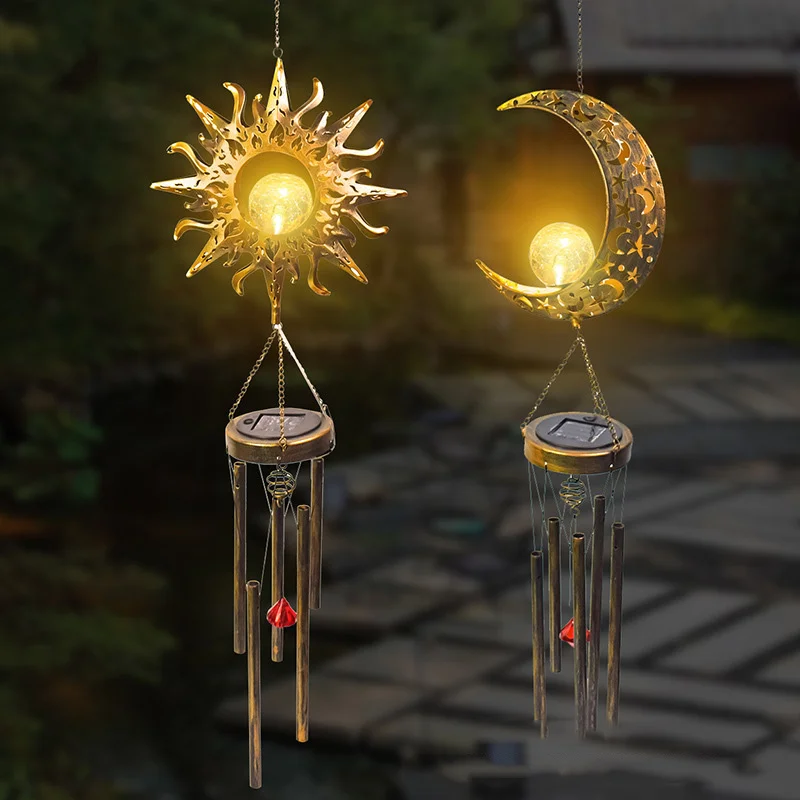 Solar Outdoor Yard Lamp Garden Balcony Decoration Waterproof Moon Vintage Wind Chimes Hanging Lamp Landscape Chandelier Pendant
Solar Outdoor Yard Lamp Garden Balcony Decoration Waterproof Moon Vintage Wind Chimes Hanging Lamp Landscape Chandelier Pendant