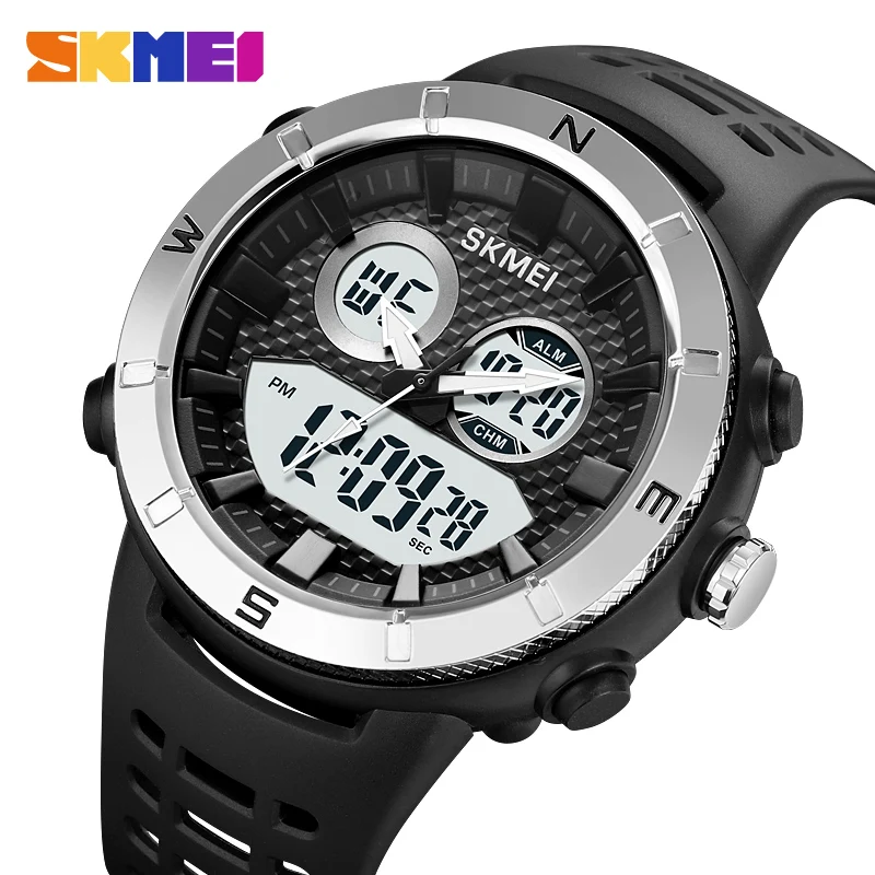 SKMEI New Japan Digital movement 2 Time Back Light Sport Watch Mens Waterproof Stopwatch Alarm Wristwatches Clock reloj hombre
SKMEI New Japan Digital movement 2 Time Back Light Sport Watch Mens Waterproof Stopwatch Alarm Wristwatches Clock reloj hombre