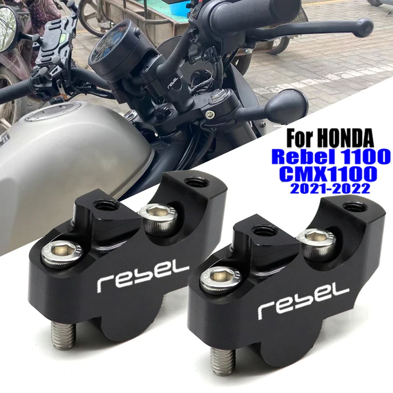 Handlebar Risers Fat Bar Riser CNC Aluminum Fit For Honda CMX 1100 REBEL 1100 CMX1100 2021 2022 CMX Mounting Standard Bar Riser
Handlebar Risers Fat Bar Riser CNC Aluminum Fit For Honda CMX 1100 REBEL 1100 CMX1100 2021 2022 CMX Mounting Standard Bar Riser
