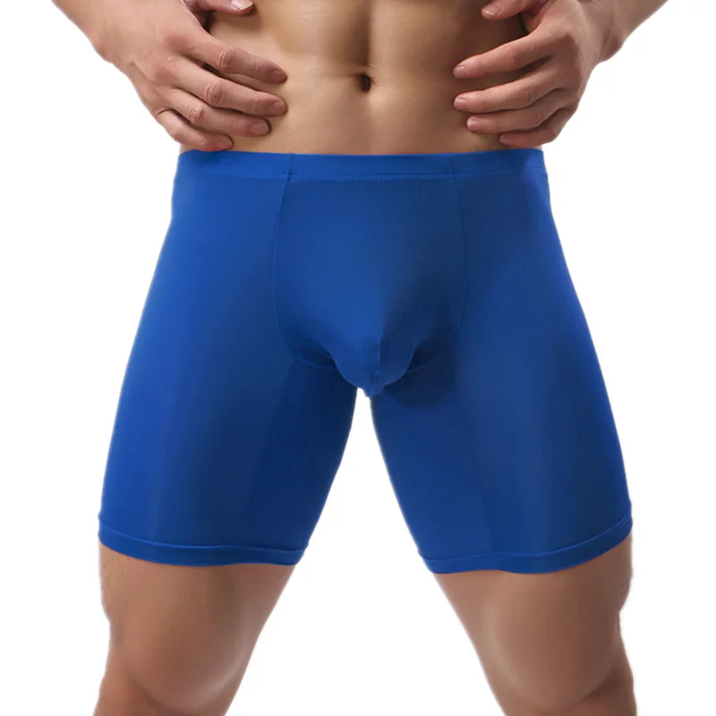 Sexy Mens Underwear Boxer Shorts Slim Ice Silk Panties Solid Breathable U Convex Pouch Underpants Cueca calzoncillo Plus Size
Sexy Mens Underwear Boxer Shorts Slim Ice Silk Panties Solid Breathable U Convex Pouch Underpants Cueca calzoncillo Plus Size