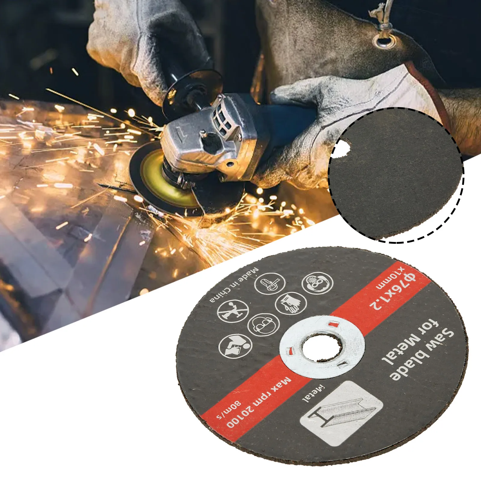 1PC 76mm X 1.2mm X 10mm Resin Grinding Cut Off Wheels Cutting Disc Circular Saw Blade For Die Angle Grinder Cutting Wheel
1PC 76mm X 1.2mm X 10mm Resin Grinding Cut Off Wheels Cutting Disc Circular Saw Blade For Die Angle Grinder Cutting Wheel