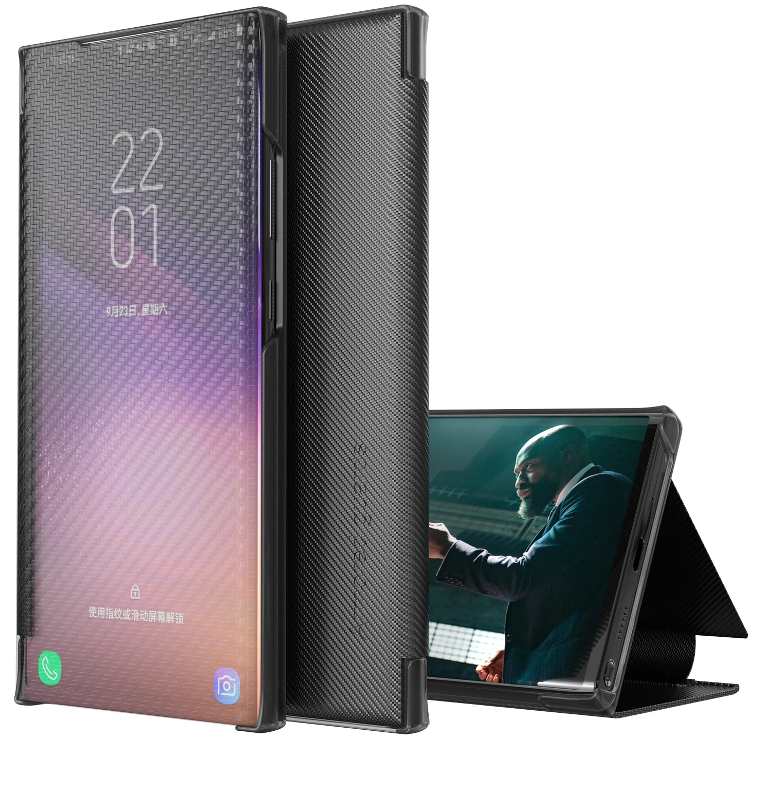 Slim Smart Carbon Fiber Flip Phone Case for Samsung Galaxy S21 Ultra S10 S9 S20 FE Note 20 Ultra A12 A51 A21S A50 A52 A32 Cover
Slim Smart Carbon Fiber Flip Phone Case for Samsung Galaxy S21 Ultra S10 S9 S20 FE Note 20 Ultra A12 A51 A21S A50 A52 A32 Cover