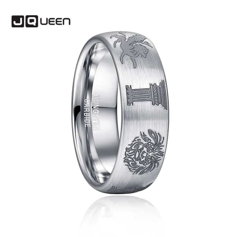JQUEEN 8mm Tungsten Ring Surface Lasa Laser Pattern Tungsten Carbide Ring Sliver Color Wedding Jewelry Gift Ring Size 7-12
JQUEEN 8mm Tungsten Ring Surface Lasa Laser Pattern Tungsten Carbide Ring Sliver Color Wedding Jewelry Gift Ring Size 7-12