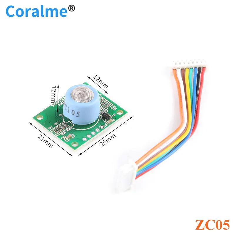 ZC05 Household Gas Sensor Module 100ppm UART Digital Output Methane Household Combustible Natural Gas Detection with Cable
ZC05 Household Gas Sensor Module 100ppm UART Digital Output Methane Household Combustible Natural Gas Detection with Cable