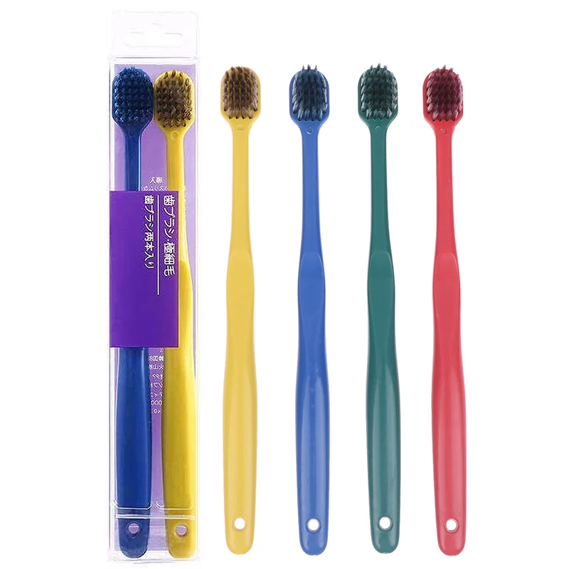 2Pcs Wide-Headed Toothbrush Couple Series Soft-Haired Toothbrush Small Plate Couple Toothbrush Take Good Care of Your Tooth Oral
2Pcs Wide-Headed Toothbrush Couple Series Soft-Haired Toothbrush Small Plate Couple Toothbrush Take Good Care of Your Tooth Oral