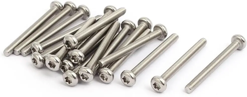 Keszoox M3x12mm 304 Stainless Steel Button Head Torx Screws Bolts T10 Drive 20pcs
Keszoox M3x12mm 304 Stainless Steel Button Head Torx Screws Bolts T10 Drive 20pcs