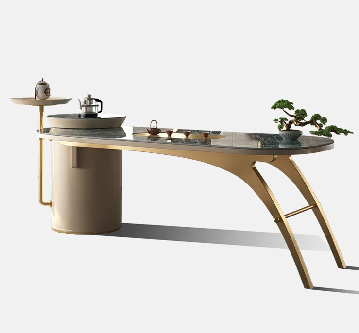 Чайный столик для виллы простой чайник для приготовления чая Встроенная стойка для регистрации дизайнерский современный чайный столик чувствительный к рок
Чайный столик для виллы простой чайник для приготовления чая Встроенная стойка для регистрации дизайнерский современный чайный столик чувствительный к рок