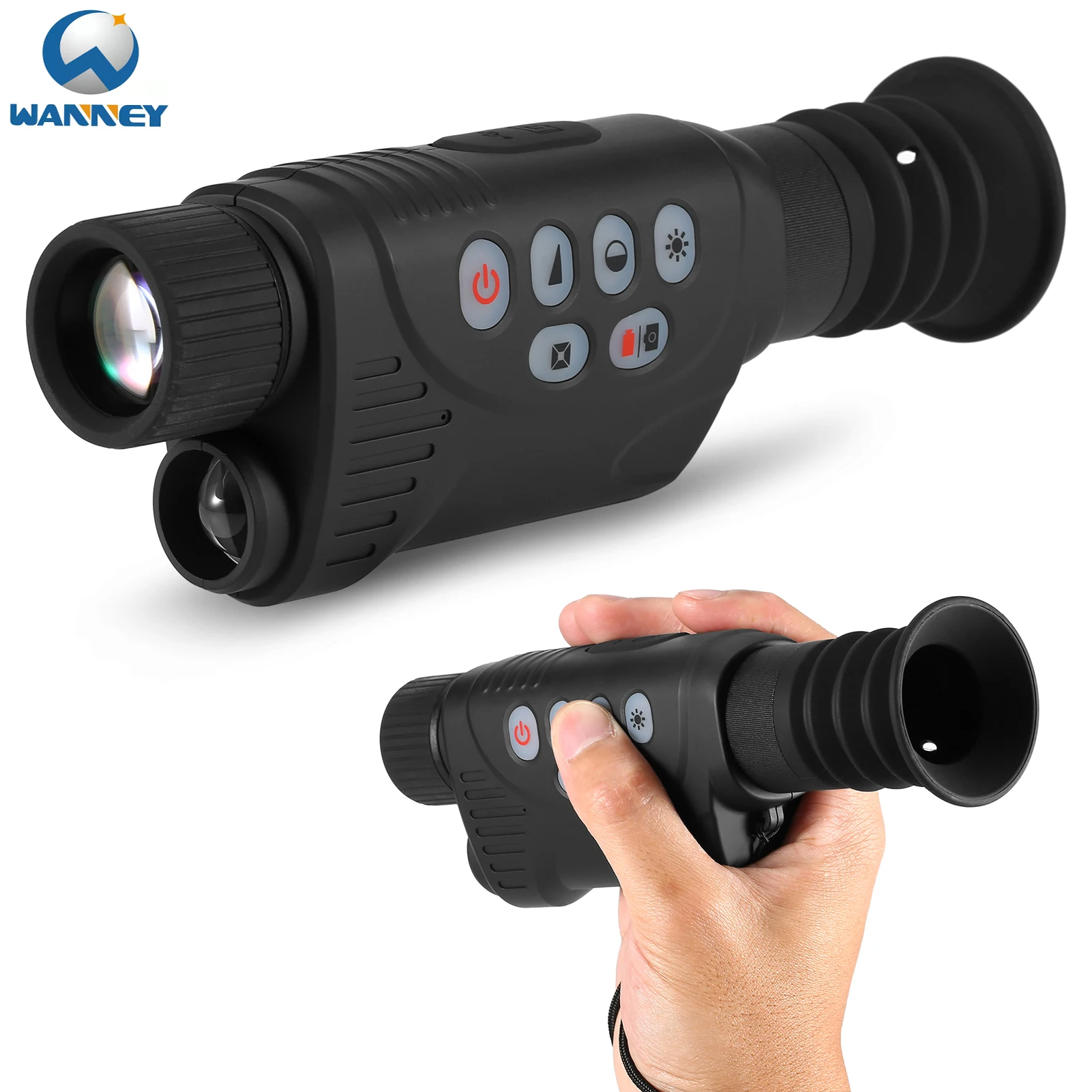 WANNEY Night Vision Telescope, Day night Digital Night Vision Monocular,WiFi,Video, APP, HD Scopes for Outdoor/Hunting/Observing
WANNEY Night Vision Telescope, Day night Digital Night Vision Monocular,WiFi,Video, APP, HD Scopes for Outdoor/Hunting/Observing