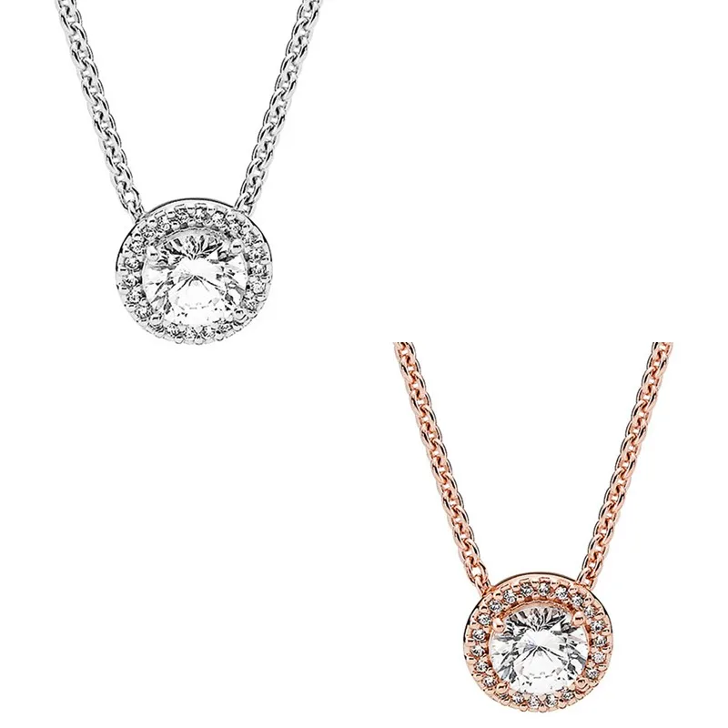 Authentic 925 Sterling Silver Rose Gold Sparkle Classic Elegance With Crystal Necklace For Women Bead Charm Diy Fashion Jewelry
Authentic 925 Sterling Silver Rose Gold Sparkle Classic Elegance With Crystal Necklace For Women Bead Charm Diy Fashion Jewelry