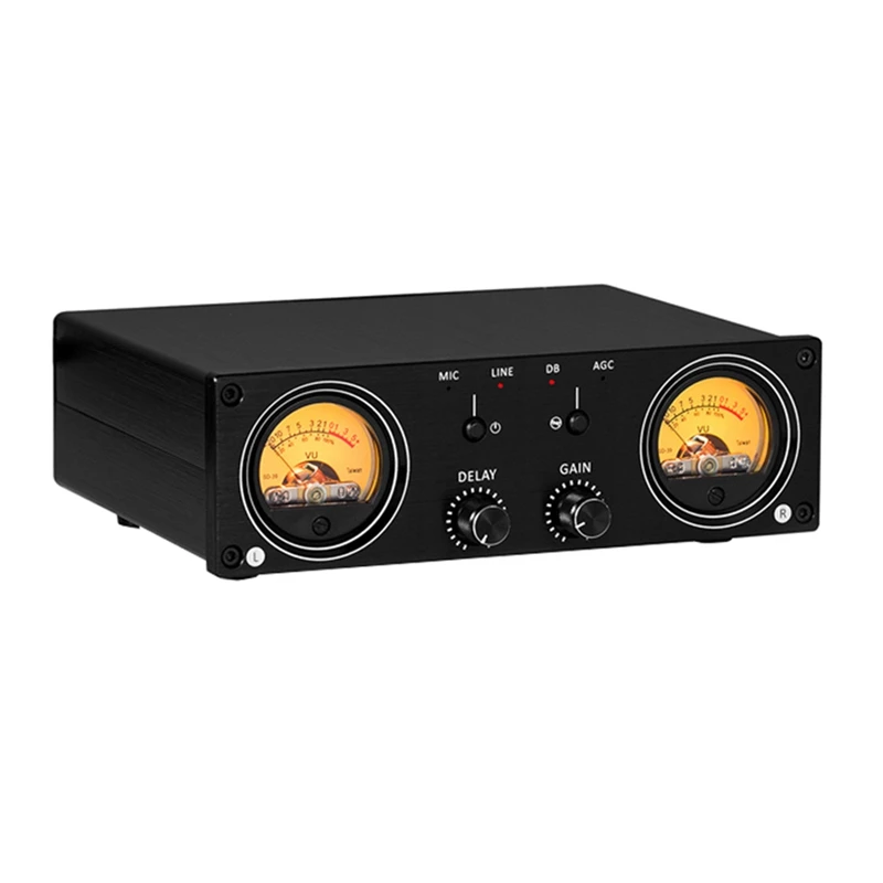 Dual Analog VU Meter MIC/LINE Sound Level Meter RCA/XLR Audio Switcher Box Music Spectrum Analyzer DB Panel Display
Dual Analog VU Meter MIC/LINE Sound Level Meter RCA/XLR Audio Switcher Box Music Spectrum Analyzer DB Panel Display