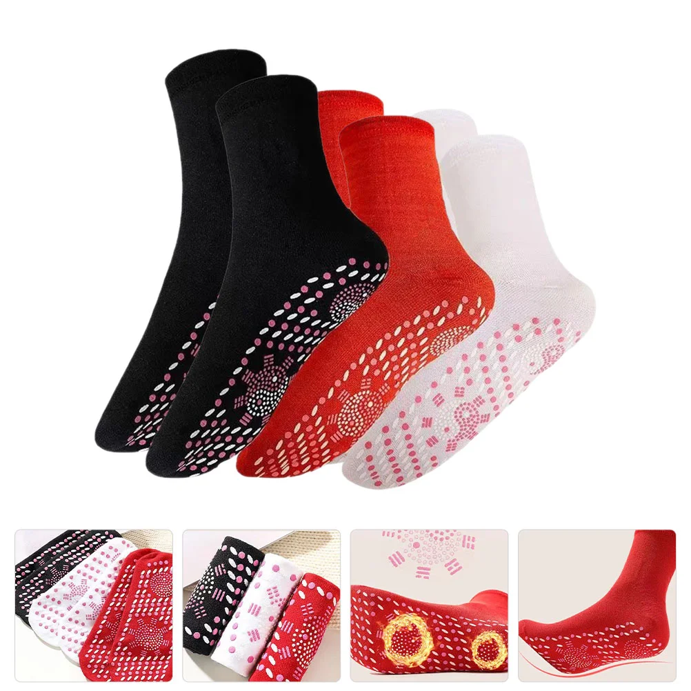 3 Pairs Heating Socks Warm Comfortable Self Women Supply Health Thermal Circulation Cotton Winter Miss Accessory Small
3 Pairs Heating Socks Warm Comfortable Self Women Supply Health Thermal Circulation Cotton Winter Miss Accessory Small