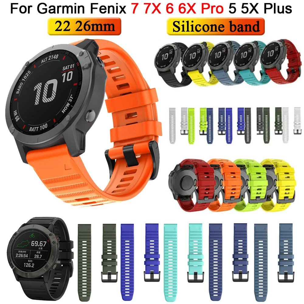 26 22mm Quickfit Watchband Strap For Garmin Fenix 7 7X 6X 6Pro 5X Plus/945/955/EPIX /Enduro 2/Tactix 7 Pro Smart Watch Wristband
26 22mm Quickfit Watchband Strap For Garmin Fenix 7 7X 6X 6Pro 5X Plus/945/955/EPIX /Enduro 2/Tactix 7 Pro Smart Watch Wristband
