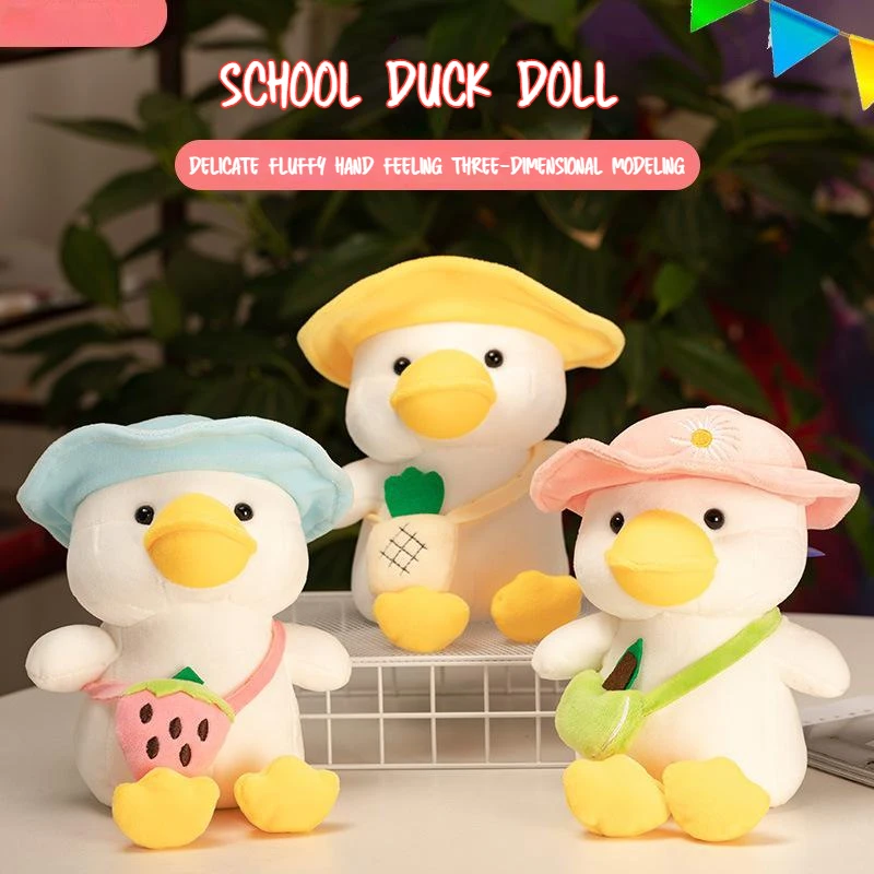 New School Duck Backpack Duck Duck Plush Toy Doll Cute Refueling Duck Doll Ornaments Girl Birthday Gift Holiday Gift Plush Toys
New School Duck Backpack Duck Duck Plush Toy Doll Cute Refueling Duck Doll Ornaments Girl Birthday Gift Holiday Gift Plush Toys