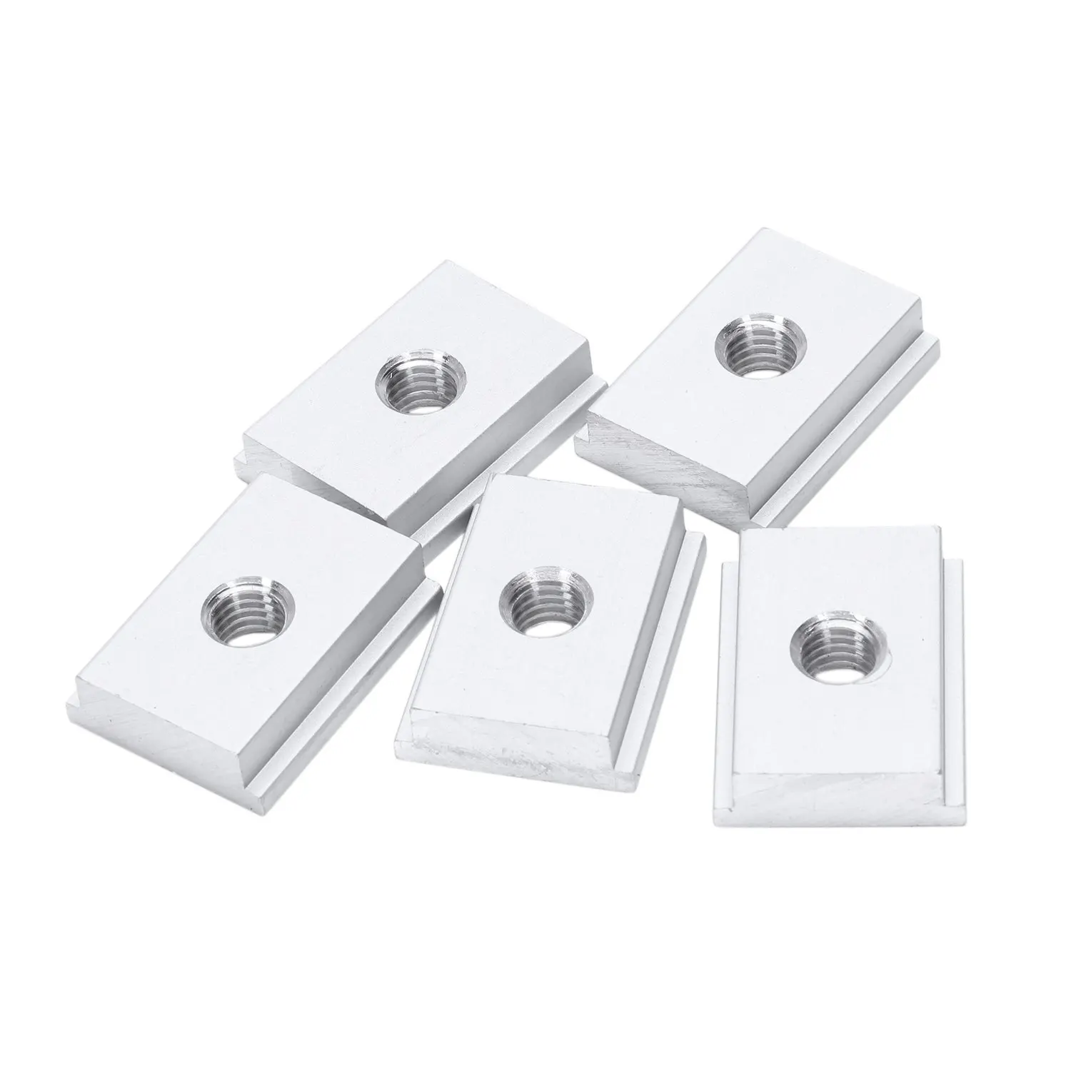 5Pcs M8 T-Track Slider Sliding Nut Aluminum Alloy T Slot Nut For Woodworking Tool Jigs Screw Slot Fastener
5Pcs M8 T-Track Slider Sliding Nut Aluminum Alloy T Slot Nut For Woodworking Tool Jigs Screw Slot Fastener