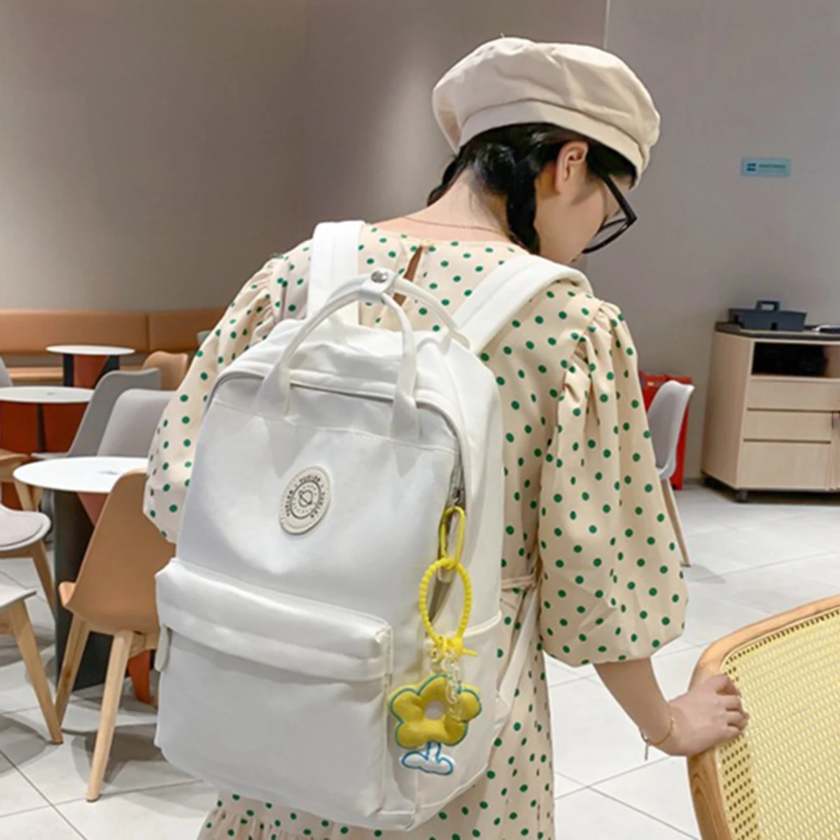 Fashion Casual Female Bookbag Canvas Women Backpack For Teenagers Girl College Students Solid Color Laptop School Bag Mochila
Fashion Casual Female Bookbag Canvas Women Backpack For Teenagers Girl College Students Solid Color Laptop School Bag Mochila