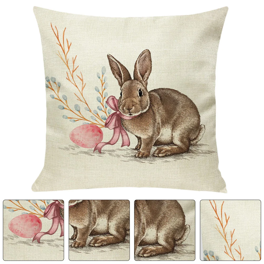 1pc Rabbit Pattern Pillowcase Printing Decorative Pillow Cover Pillowcase for Sofa Indoor
1pc Rabbit Pattern Pillowcase Printing Decorative Pillow Cover Pillowcase for Sofa Indoor