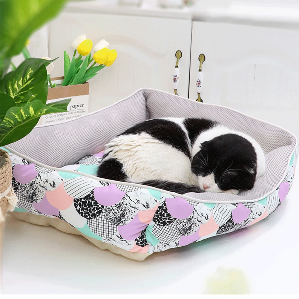 Summer Dog Bed Cat Cushion Puppy Sleep Nest for Small Medium Large Pet Kennel Mesh Breathable Cooling Nests Kitten Sleeping Mats
Summer Dog Bed Cat Cushion Puppy Sleep Nest for Small Medium Large Pet Kennel Mesh Breathable Cooling Nests Kitten Sleeping Mats