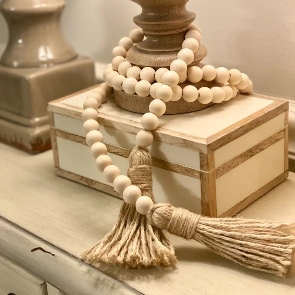 Wooden Handmade Boho DIY Rattan Natural Wood Bead Garlands Macrame Home Decor Farmhouse Rustic Tassel Wall Hanging Decoration
Wooden Handmade Boho DIY Rattan Natural Wood Bead Garlands Macrame Home Decor Farmhouse Rustic Tassel Wall Hanging Decoration