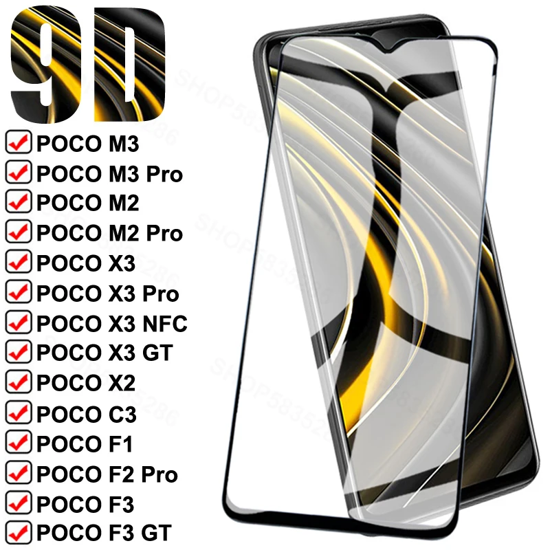 Защитное стекло Pocophone F2 Pro F3 GT, закаленное стекло с полным покрытием для Xiaomi Poco M3, M2 Pro, X3, NFC, 1-5 шт.
Защитное стекло Pocophone F2 Pro F3 GT, закаленное стекло с полным покрытием для Xiaomi Poco M3, M2 Pro, X3, NFC, 1-5 шт.