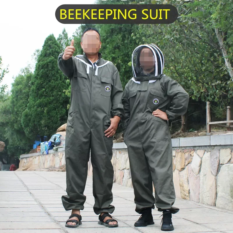

1 set Beekeeper Costume Bee Suit Beekeeper Full Ventilated Clothes Apiculture Reusable Coverall for Beehive Beekeeping Tools