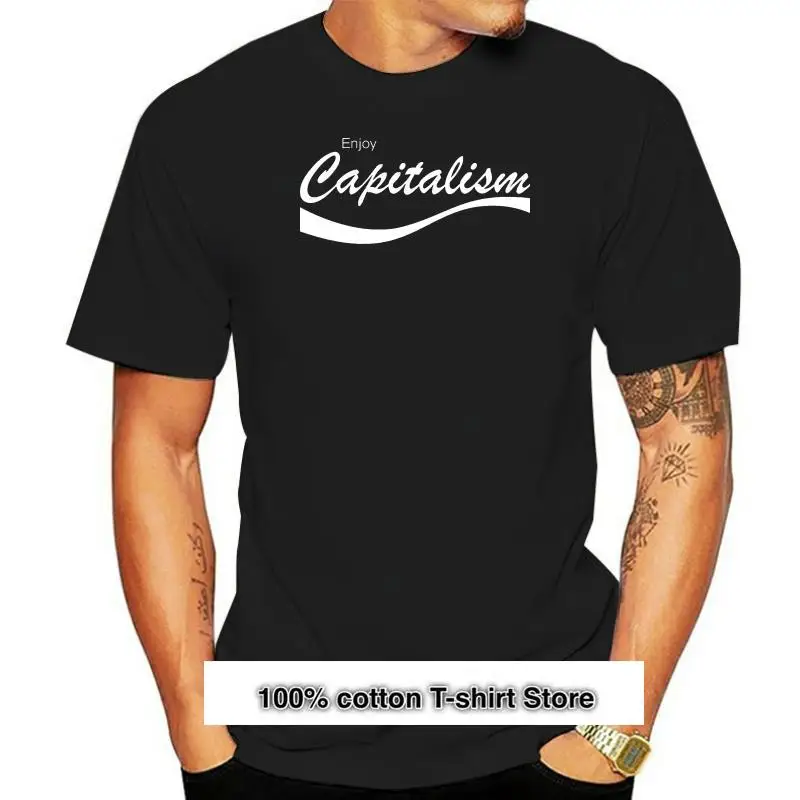Camiseta de manga corta para hombres, prenda de vestir, de estilo Casual, con frase "Enjoy-alism", el más nuevo
Camiseta de manga corta para hombres, prenda de vestir, de estilo Casual, con frase "Enjoy-alism", el más nuevo