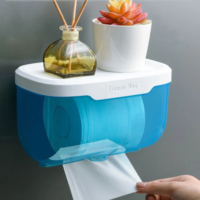 Wall-mounted Waterproof Toilet Paper Holder Tissue Box Bathroom Storage Paper Storage Rack Bathroom Tissue Holder Self-adhesive
Wall-mounted Waterproof Toilet Paper Holder Tissue Box Bathroom Storage Paper Storage Rack Bathroom Tissue Holder Self-adhesive