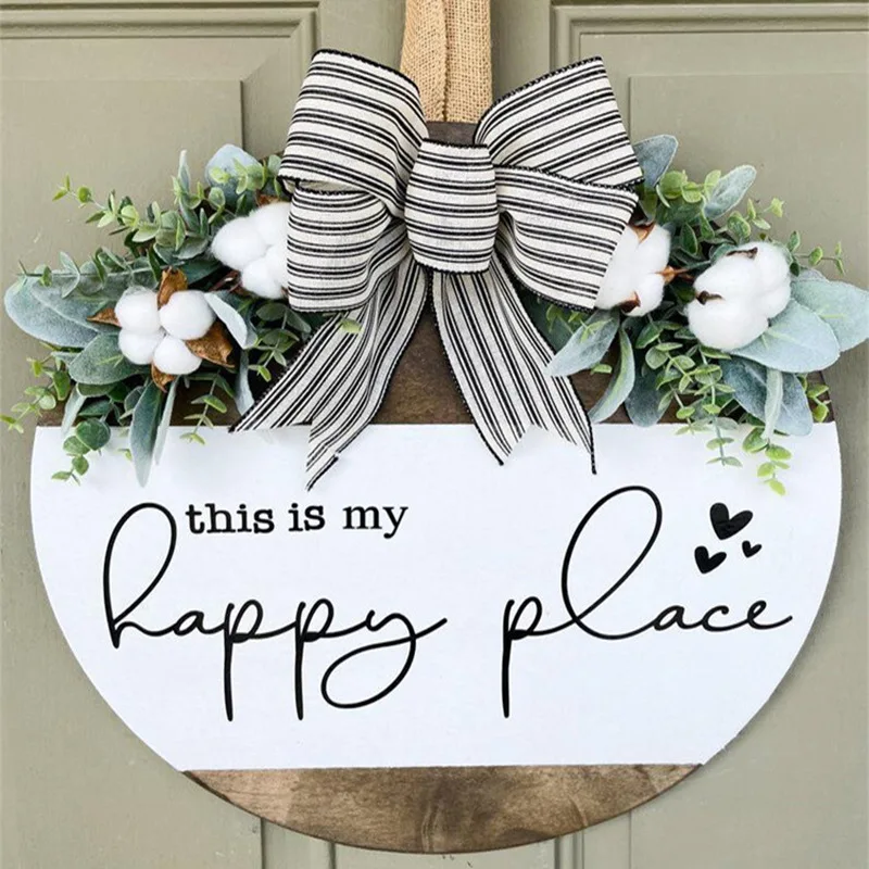 American Door Decor Wood Board Round Wooden Hanging Bow Decoration Welcome Sign Home Wall Hanging American Rural Door Sign
American Door Decor Wood Board Round Wooden Hanging Bow Decoration Welcome Sign Home Wall Hanging American Rural Door Sign