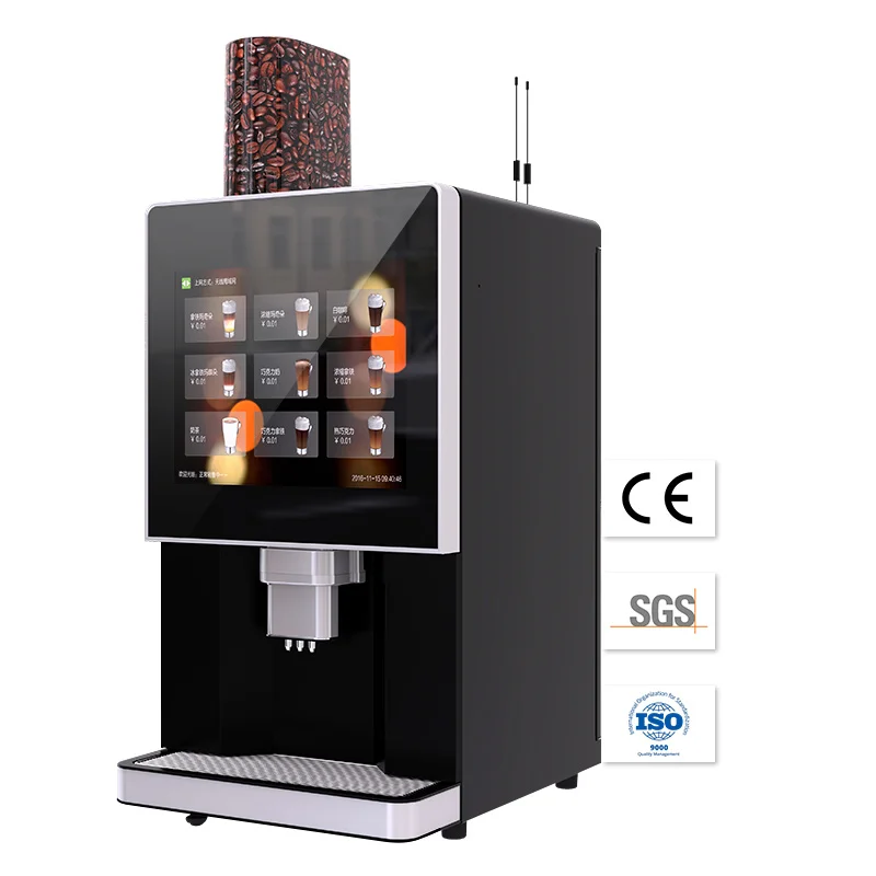 

self espresso fully automatic ground le307a coffee bean automatic vending machines maker with grinder machine 110v for office