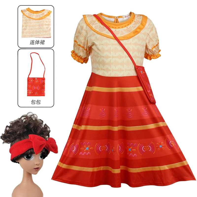 Женский костюм для косплея, с париком и сумкой
Женский костюм для косплея, с париком и сумкой