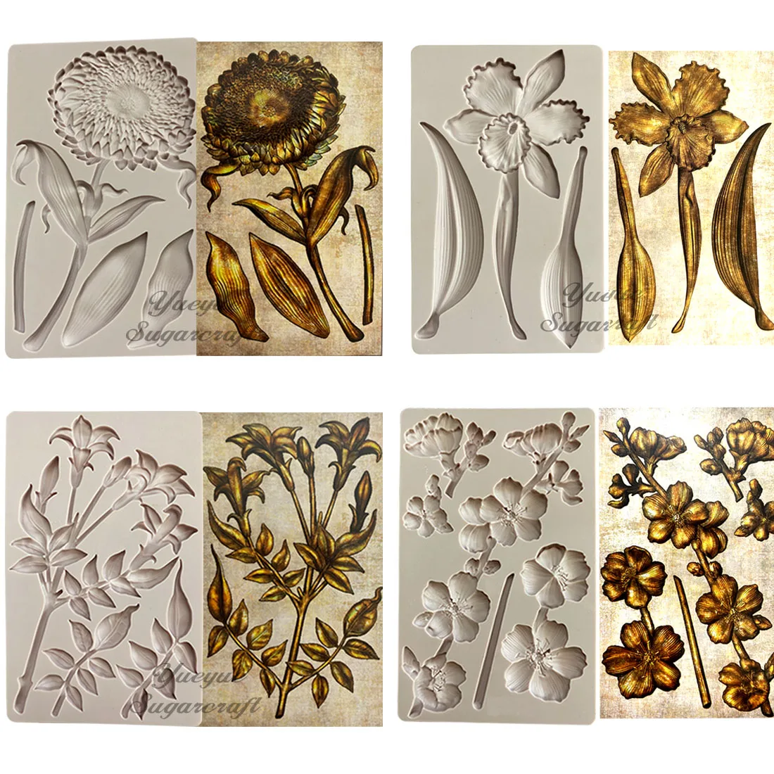 Flower Leaf Silicone Epoxy Resin Plaster Mould cake mold fondant molds cake decorating tools chocolate fondant tools DIY
Flower Leaf Silicone Epoxy Resin Plaster Mould cake mold fondant molds cake decorating tools chocolate fondant tools DIY