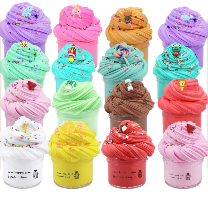 Beautiful Mixing Fluffy DIY Slime Toys Floam Slimes Scented Stress Relief Supplies Plasticine Gum Polymer Clay Kids Toy 60-70ml
Beautiful Mixing Fluffy DIY Slime Toys Floam Slimes Scented Stress Relief Supplies Plasticine Gum Polymer Clay Kids Toy 60-70ml