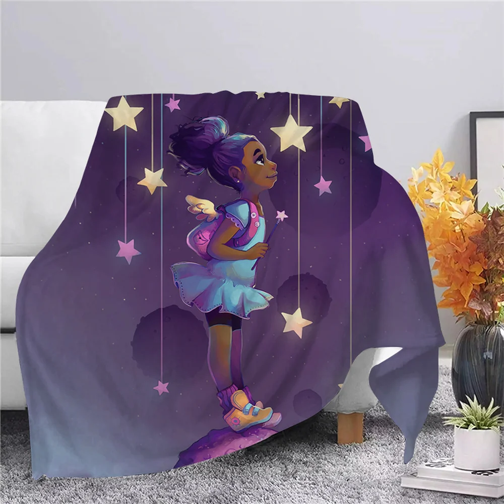 Cartoon Afro Girl Flannel Blanket 3D Print Dreamlike Style Throw Blanket Adult Home Decor Bedspread Bedding Quilts Drop Shipping
Cartoon Afro Girl Flannel Blanket 3D Print Dreamlike Style Throw Blanket Adult Home Decor Bedspread Bedding Quilts Drop Shipping