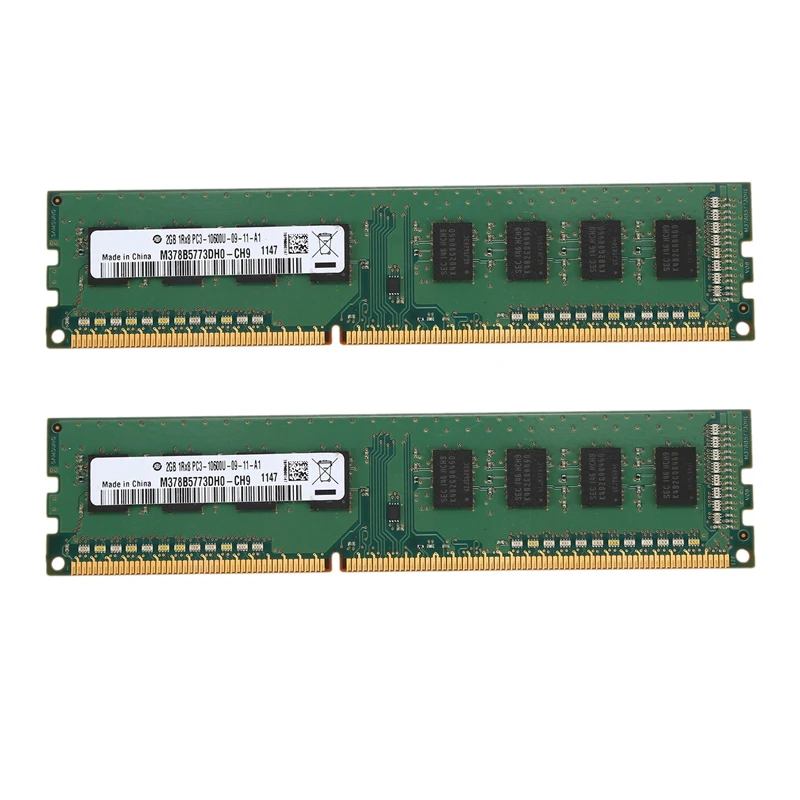 

2X DDR3 2 Гб ОЗУ 1333 МГц для настольного ПК Память 240Pin 1,5 В Новый Dimm
