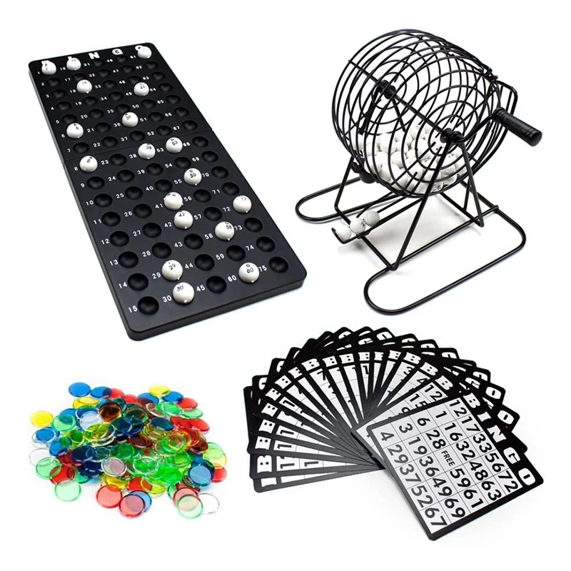 Regal Games - Deluxe Bingo Set - Includes Bingo Cage, Master Board, Mixed Cards, 75 Calling Balls, For Large Parties
Regal Games - Deluxe Bingo Set - Includes Bingo Cage, Master Board, Mixed Cards, 75 Calling Balls, For Large Parties