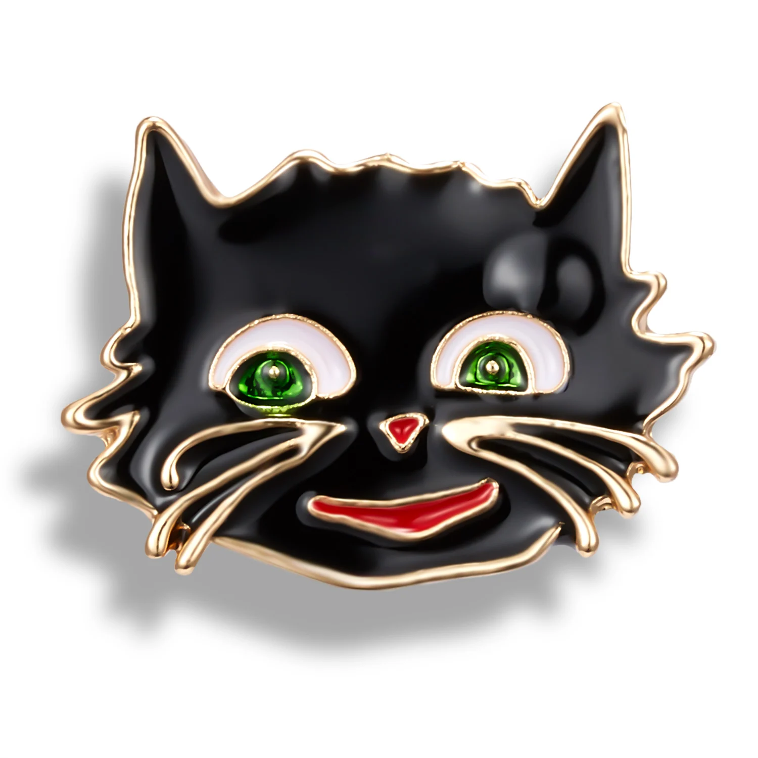 Cartoon Creative Black Cat Enamel Pins Lapel Badges Cute White Black Kitten Sitting on Tree Butterfly Bird Wreath Brooch Jewelry
Cartoon Creative Black Cat Enamel Pins Lapel Badges Cute White Black Kitten Sitting on Tree Butterfly Bird Wreath Brooch Jewelry