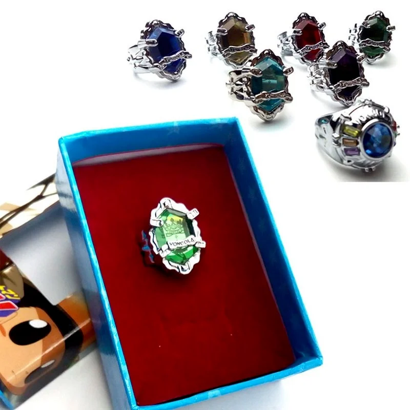1 Pcs Cartoon Anime Katekyo Hitman Reborn Sawada Tsunayoshi Cosplay Rings Vongola Revolving Metal Rings Figure Toys Fans Gifts
1 Pcs Cartoon Anime Katekyo Hitman Reborn Sawada Tsunayoshi Cosplay Rings Vongola Revolving Metal Rings Figure Toys Fans Gifts