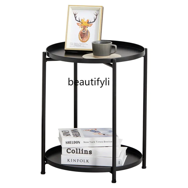 Nordic Bed Head Small Coffee Table Wrought Iron Removable Mini round Table Flower Stand Corner Table Sofa Side Table
Nordic Bed Head Small Coffee Table Wrought Iron Removable Mini round Table Flower Stand Corner Table Sofa Side Table