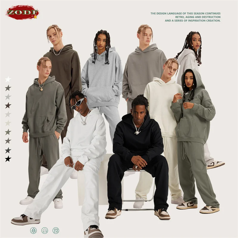 Retro Solid American Hoodies Tracksuit For Men Unisex Loose 400gsm Fitness Hooded Pullover Joggers Brand Streetwears HY0379
Retro Solid American Hoodies Tracksuit For Men Unisex Loose 400gsm Fitness Hooded Pullover Joggers Brand Streetwears HY0379