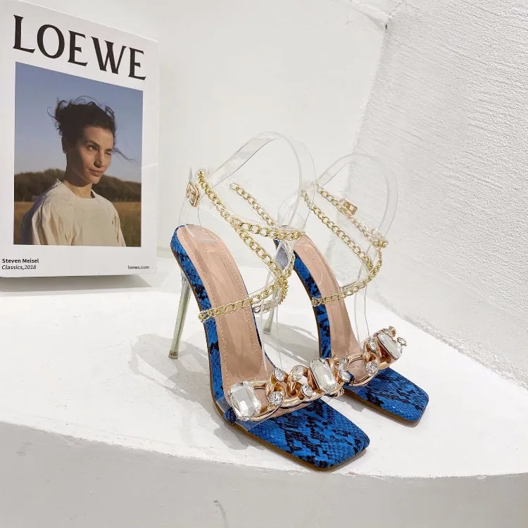 2022 New Summer Luxury Design Gemstone Women Sandals Transparent Chain High Heels Ladies Sandals Open Toe Shoes
2022 New Summer Luxury Design Gemstone Women Sandals Transparent Chain High Heels Ladies Sandals Open Toe Shoes