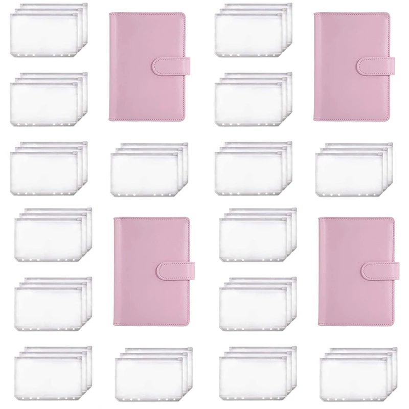 4X A6 Binder Planner Pink Notebook Binder And 48 Pieces 6 Hole Binder Zipper Folder,Binder Pockets Cash Envelope Wallet
4X A6 Binder Planner Pink Notebook Binder And 48 Pieces 6 Hole Binder Zipper Folder,Binder Pockets Cash Envelope Wallet